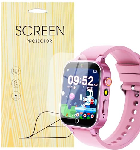 MBROS Compatibile per [6 Pezzo Protettive] Morbido Pellicola protettive per display Compatibile per YEDASAH Smartwatch Bambini 1,54 Pollici (6 Pezzo)
