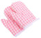 HOLIDYOYO 2stücke Mikrowellen-Handschuhe Für Junge Mädchen Hitzebeständige Ofenhandschuhe Karomuster Für Sicheres Backen Und Kochen Für Kleine Köche Und Küchenabenteuer