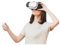 Votephone Gafas Realidad Virtual 3D con Mando Bluetooth para móviles Compatible Videos 360 y Juegos 3D - Experiencia Inmersiva Realidad Aumentada - Gafas VR Box con Mando
