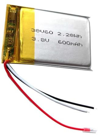 3,8v 600mAh wiederaufladbare LiPo Akku Ersatz für Shure AONIC 40 über Ohr -drahtlosen Bluetooth - Noise Cancelling Kopfhörer