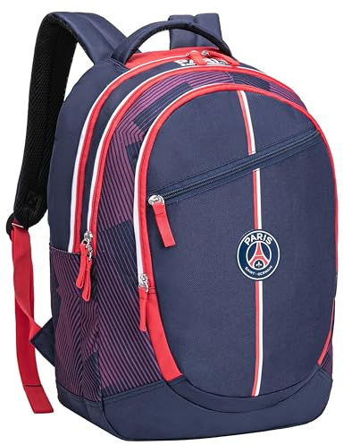 PSG Schulrucksack, offizielle Kollektion von Paris Saint Germain, 3 Fächer