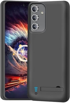 BAHOND Battery Case for Samsung Galaxy S24, 5000mAh Rechargeable Extended Battery Charging Charger Case, Add 100% Extra Juice, Not Compatible with S24+ or S24 Ultra (6.2 inch) Black