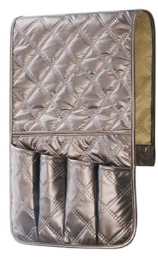 Organizer per Bracciolo Divano, Portaoggetti Porta Telecomando TV Caddy per Poltrona, Organizzatore Porta Oggetti in Feltro per Camera da Letto, Borsa in Feltro per Appendere Organizer da Letto