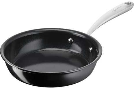 Lagostina Desideria Non-Stick Frying Pan 20 cm with Scratch-Resistant Titanium Coating, Fast and Even Cooking, Thermo-Signal Technology, Suitable for All Heat Sources Including Induction