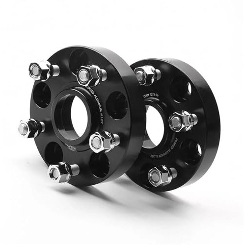 VREFOEAX Spurverbreiterungen 4 Stücke 5X10 8 63.4 CB 25mm Dicke Hubcenteric Schwarz Farbe Rad Spacer Adapter Für Volvo S60/S80/S80L/V60/XC60 Rad Spurverbreiterungen