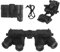 Kopeetechy Taktische Airsoft GPNVG18 Dummy Nachtsichtbrille Modell mit Halterung, Keine Funktion NVG Binokular Nachtsicht für Taktische Helm NVG Mount, CS Spiel, Cosplay Prop (Schwarz)