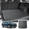 CDEFG Kompatibel mit Skoda Kodiaq 2016-2023 Kofferraumwanne TPE Kofferraummatte Wasserdicht Anti-Staub Wanne Car Cargo Trunk Tray Auto Kodiaq 2023 Zubehör (5 Sitzer)