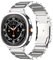 RYLIXAR Bracelet de montre en titane pour Samsung Galaxy Watch Ultra 47mm, léger et résistant, bracelet de remplacement en métal ajustable pour hommes et femmes (Argent, Galaxy Watch Ultra 47mm)