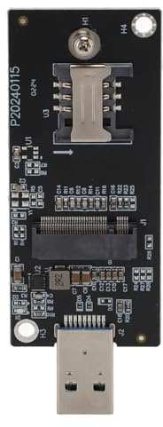 NGFF .2 Key B zu USB 3.0 -Adapter mit SIM -Slot - WWAN -Modulverbindung für /4g /5g LTE -Modem, Universalkompatibilität (2 Antennen)