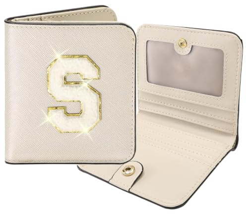 FALAN MULE Geldbörse für Damen klein, Teenager, Mädchen, trendiges Geschenk, personalisierbar, Weihnachten, Geburtstag, Geschenk für Frauen, Freunde, Tochter (S, Champagner-Gold)