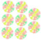 ibasenice 8 Piezas Bolas de Coloridas para de Interacción Familiar para Bañera y Actividades Recreativas