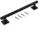 Bulevisiter Tirador de puerta corrediza de metal de 30,5 cm, resistente, manija de puerta de granero, tirador de puerta rústica para interiores y exteriores, puerta corrediza, gabinete, sala de