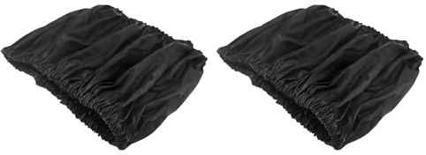 Set mit 2 Kinderwagen-Radschutzhüllen für Kinderwagen, rutschfeste Schutzbezüge, schwarze Hülle, rutschfeste Abdeckung