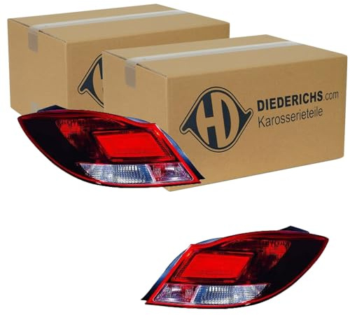 2x Diederichs Rückleuchten links+rechts | 1826091 + 1826090 Kompatibel mit Insignia A Stufenheck (G09)