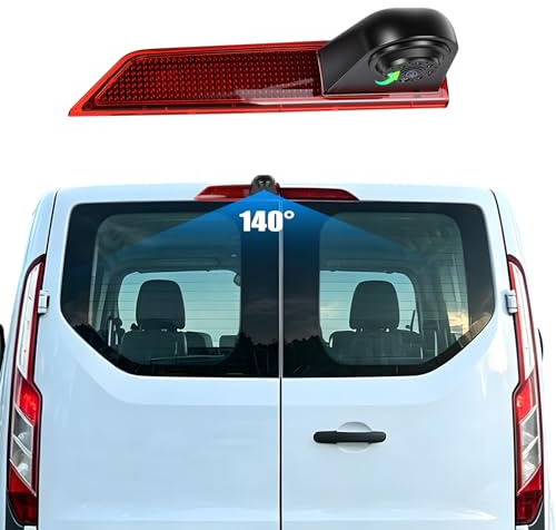 CAMECHO 720P HD Rückfahrkamera Ford Transit 2012–2015, 140° Weitwinkel, IP67 wasserdicht, Nachtsicht mit Infrarotlichtern