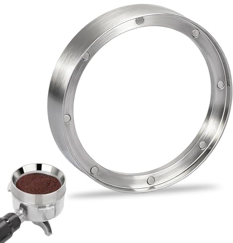 54mm Magnetic Dosing Funnel for Espresso Portafilter | 304 Stainless Steel, Coffee Dosing Ring, 8 Strong Magnets, Anti-Spill Barista Tool Coffee Machine Accessories