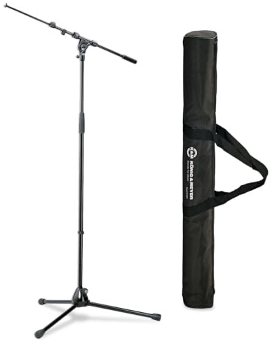 K-M Microphone Stand 210-9 with 21421 Carry Case