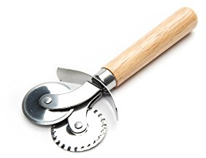 Fox Run 5542 Pastry Wheel Crimper and Cutter, Stainless Steel