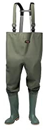 Quality Wathose Gr.44 olivgrün PVC auf Polyester-Trägergewebe