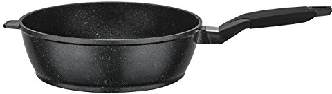 GSW 457248 TITANIUM GRANIT Bratpfanne FerroTherm - 24cm, Schwarz