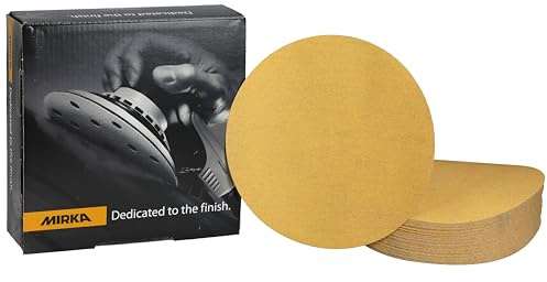 Mirka Gold universal sandpaper Ø 150mm / self-adhesive / grit P180, 100 pcs / For sanding plaster, filler, chipboard, wood, varnish