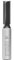 ENT 11108 Nutfräser HW, Schaft (S) 12 mm, Durchmesser (D) 10 mm, NL 30 mm, SL 40 mm, GL 76 mm, mit HW Grundschneide