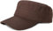 styleBREAKER Unisex Military Cap aus Baumwoll-Canvas | Army Cap mit gebogenem Schirm | verstellbare Schirmmütze für Damen und Herren, Farbe:Dunkelbraun