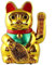 Freak Scene Glückskatze - Maneki-Neko - Winkekatze - 30 cm - Gold