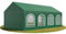 TOOLPORT Festzelt Partyzelt 4x8 m Premium, hochwertige PVC Plane 750 N in dunkelgrün 100% wasserdicht mit Bodenrahmen