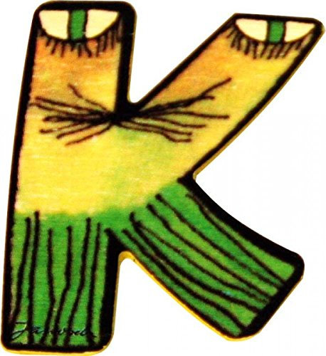 Janosch Holz Buchstaben 6cm (Buchstabe K)