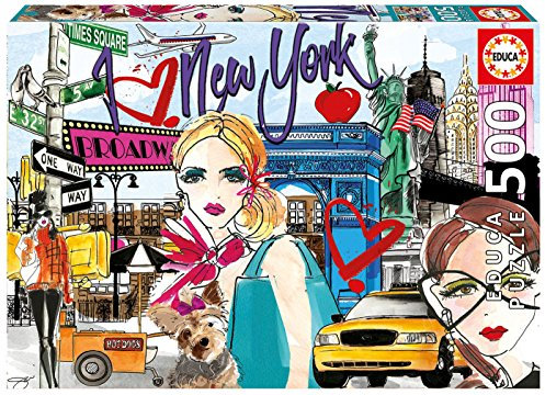 Educa 17649 500 Komm Mit Nach New York, Spiel