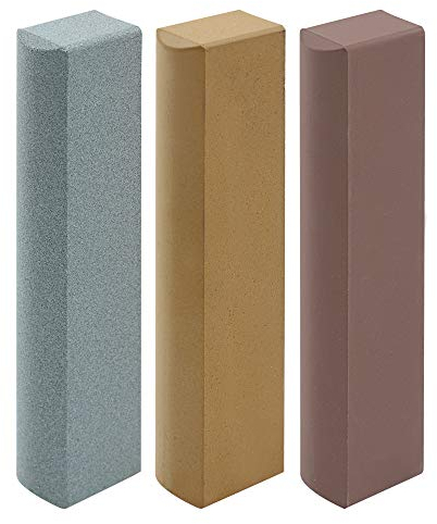 Naniwa Schärfsteine für Gartenscheren, Set, 3-teilig