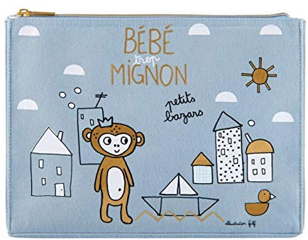 Trousse de Toilette Celia Bébé trop Mignon garçon - Derrière la Porte
