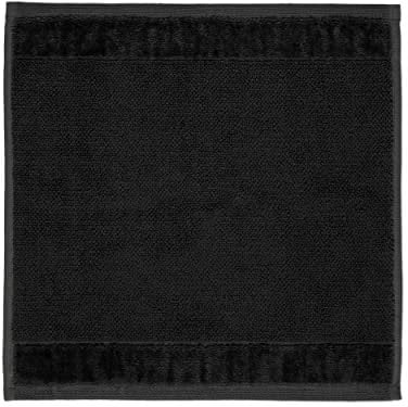 möve Bamboo Luxe Seiftuch 30 x 30 cm aus 60% Baumwolle / 40% Viskose aus Bambus-Zellstoff, black