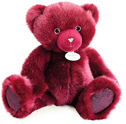 Doudou et Compagnie - Ours En Peluche Paillettes - 30 cm - Bois de Rose - Ours Collection - DC3568