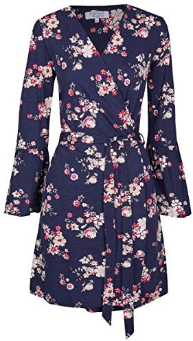 Ringella Lingerie Damen Mantel mit Bindegürtel Night 40 0261606,Night, 40