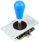 Fosiya Arcade Joystick 4 8 modi Bat Top Ball Joystick per PC PS3 Xbox 360 Arcade1up Giochi Console Kit Parti (Blu)
