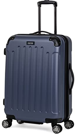 Kenneth Cole Reaction Renegade 24” Lightweight Hardside Expandable 8-Wheel Spinner Checked-Size Luggage, Smokey Purple