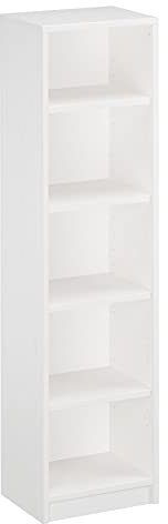 Erst-Holz Bücherregal weiß Holzregal Kiefer massiv Wandregal Verschiedene Höhen Standregal V-90.82-40W, Länge:150 cm