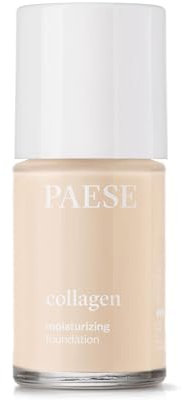 Paese Cosmetics 300N Vanilla Collagen Moisturizing Foundation, Medium Coverage, with Aloe Vera, 30ml