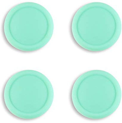eXtremeRate PlayVital Capuchon Protection pour Switch Joycon,Joystick Caps de Stick Analogique pour Nintendo Switch OLED/Lite Accessoires Thumbsticks Grips-Menthe Verte