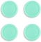 eXtremeRate PlayVital Capuchon Protection pour Switch Joycon,Joystick Caps de Stick Analogique pour Nintendo Switch OLED/Lite Accessoires Thumbsticks Grips-Menthe Verte