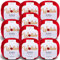 Wollidu Kira 100% Baumwolle zum Stricken und Häkeln 10 x 50g Set Häkelgarn Strickgarn - Rot