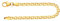 EDELIND Feines Armband Damen Herren Echt Gold 2.9 mm Zwillingspanzerkette aus 333 Gelbgold Goldarmband Länge 22 cm mit Geschenk Box Made in Germany
