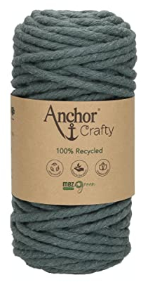Anchor 4774000-00113 Häkelgarne, 80% Baumwolle, 20% Polyester, Lagoon, onesize, 250 Gramm