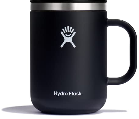 HYDRO FLASK M24CP001 Flask, 18/8 Stainless Steel, Black