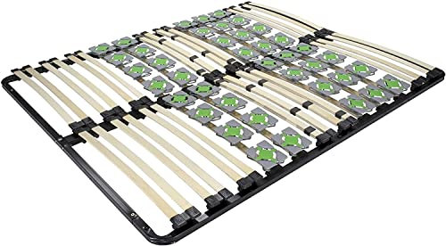 i-flair Tellerlattenrost 200x200 cm, Lattenrahmen Ergo IF55 - für alle Matratzen und Betten geeignet