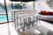 CHYRKA® Bartisch Stehtisch Barhocker Barstuhl BarMöbel Loft Vintage Bar Industrie Design Handmade Holz Metall (THEKE -200 cm - Weiss)