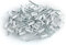 Lampa 59583 Lot de 50 Rivets aveugles en Aluminium pour Support de Plaque d'immatriculation - Blanc