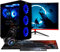 NitroPC - Pack Diamond | PC Gaming Completo (Intel Core i7 12700K 12/20 5.0GHz, RTX 5060 8GB, RAM 32GB, M.2 2TB, Windows 11 | WiFi, Monitor Curvo 27, Teclado, ratón, Cascos) PC sobremesa (Negro)